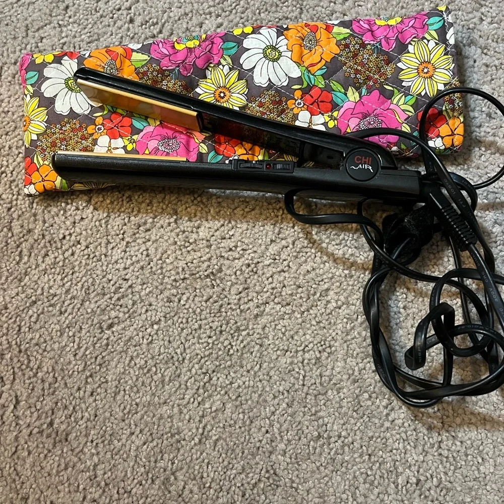 Handmade FLORAL Heat Resistant Bag for hot hair tools/straighteners - NWOT